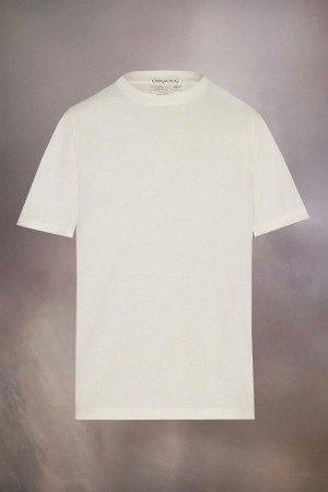 Maison Margiela 3-pack Organic Jersey T-shirts Beige | USA_MM10667