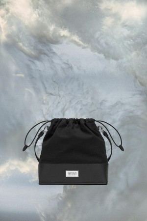 Maison Margiela 5AC Daily Drawstring Backpack Small Black | USA_MM98118