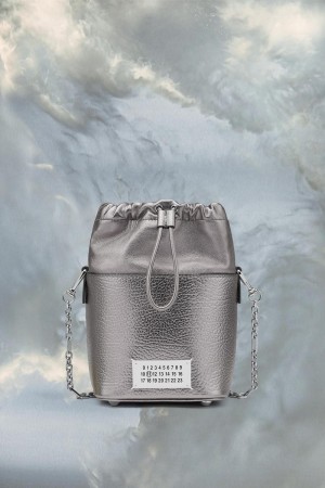 Maison Margiela 5ac Bucket Small Silver | USA_MM91083