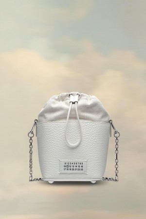 Maison Margiela 5ac Bucket Small White | USA_MM18573