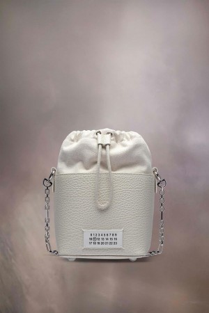 Maison Margiela 5ac Bucket Small White | USA_MM96381