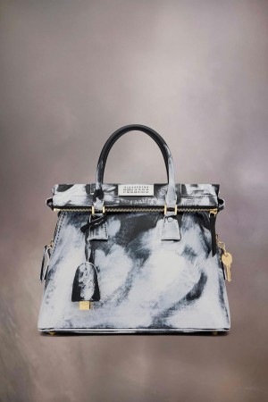 Maison Margiela 5ac Classique Bianchetto Medium Blue Black | USA_MM32036