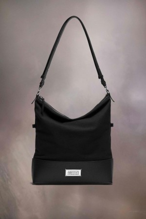 Maison Margiela 5ac Hobo Medium Black | USA_MM67866