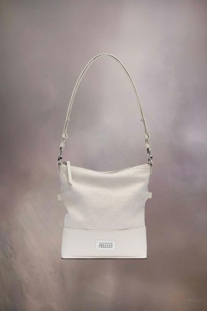 Maison Margiela 5ac Hobo Small White | USA_MM75392