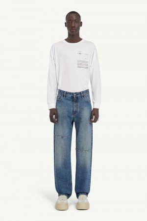 Maison Margiela 5-pocket Denim Trousers Blue | USA_MM78753