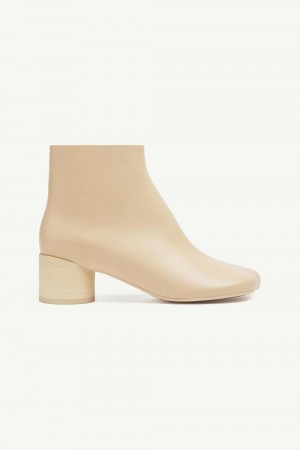 Maison Margiela Anatomic Ankle Boots Beige | USA_MM92164
