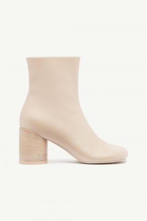 Maison Margiela Anatomic Ankle Boots Beige | USA_MM38006