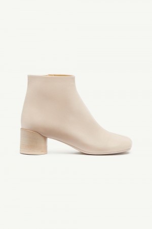 Maison Margiela Anatomic Ankle Boots Beige | USA_MM16573