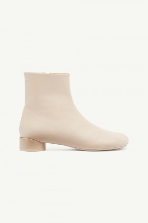 Maison Margiela Anatomic Ankle Boots Beige | USA_MM85849