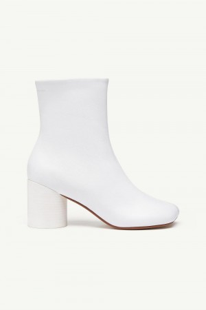 Maison Margiela Anatomic Ankle Boots White | USA_MM53601