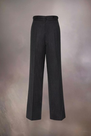 Maison Margiela Barathea Wool Trousers Black | USA_MM91796