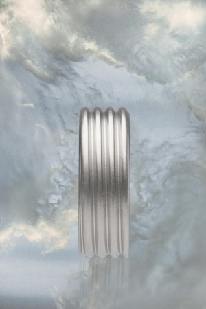 Maison Margiela Bolt And Nut Ring Silver | USA_MM55740
