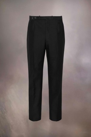Maison Margiela British Mohair Trousers Black | USA_MM44254