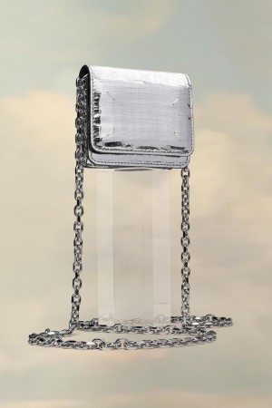 Maison Margiela Broken Mirror Chain Wallet Silver | USA_MM41396