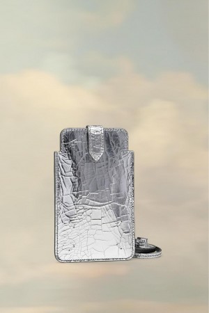 Maison Margiela Broken Mirror Phone Pouch White | USA_MM67945