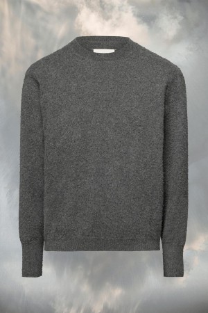 Maison Margiela Cashmere Knit Sweater Grey | USA_MM48790