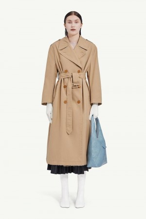 Maison Margiela Classic Trench Coat Khaki | USA_MM98129