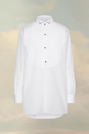 Maison Margiela Cotton Poplin Shirt White | USA_MM44451