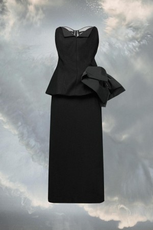 Maison Margiela DéCortiqué Dress Black | USA_MM61030