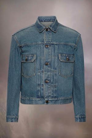 Maison Margiela Denim Jacket Blue | USA_MM83861