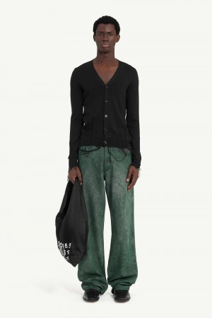 Maison Margiela Distressed Cardigan Black | USA_MM17270