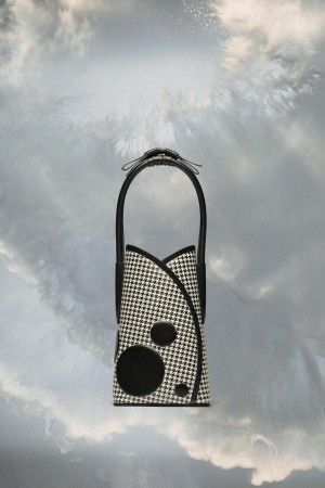 Maison Margiela Dots Handbag White Black | USA_MM17880