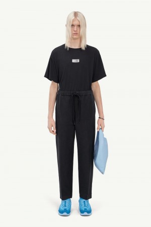 Maison Margiela Drawstring Trousers Black | USA_MM21113