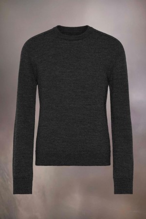 Maison Margiela Elbow Patch Sweater Black | USA_MM34368