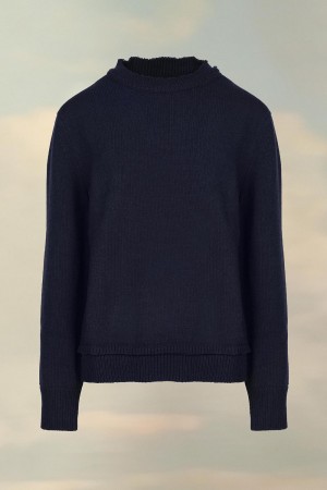Maison Margiela Elbow Patch Sweater Black | USA_MM53969