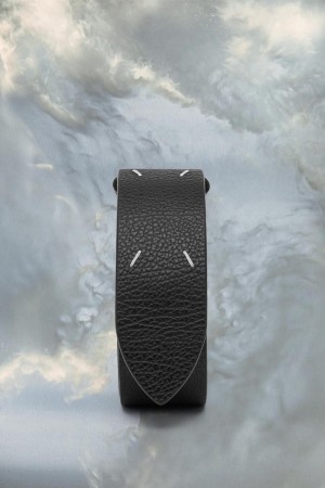 Maison Margiela Four Stitches Belt Black | USA_MM16086