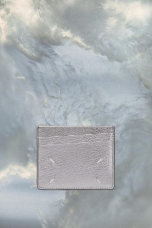 Maison Margiela Four Stitches Card Holder Grey | USA_MM11536