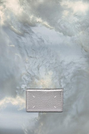 Maison Margiela Four Stitches Card Holder Silver | USA_MM51233