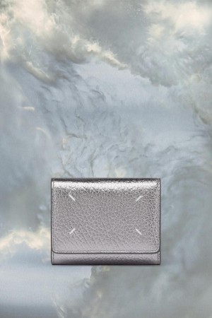 Maison Margiela Four Stitches Wallet Grey | USA_MM57915