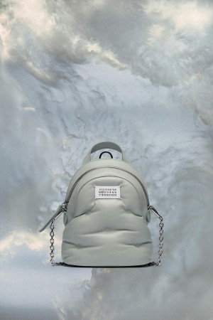 Maison Margiela Glam Slam Backpack Light Blue | USA_MM18445