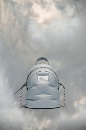 Maison Margiela Glam Slam Backpack Light Blue | USA_MM91222