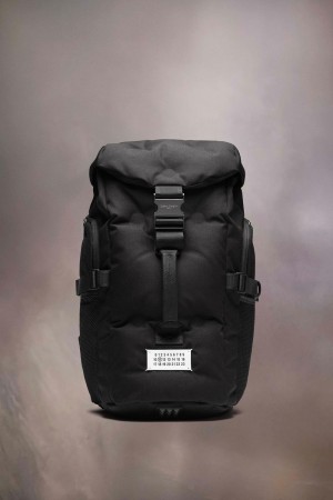 Maison Margiela Glam Slam Backpack Moon Small Black | USA_MM85742