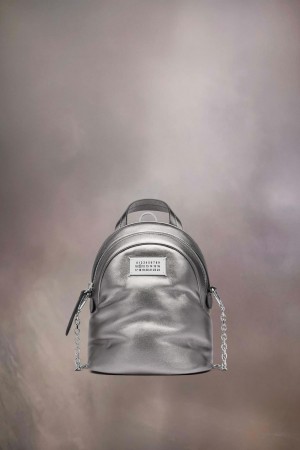 Maison Margiela Glam Slam Backpack Silver | USA_MM15779