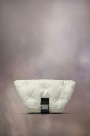 Maison Margiela Glam Slam Cycle Messenger Small White | USA_MM35534