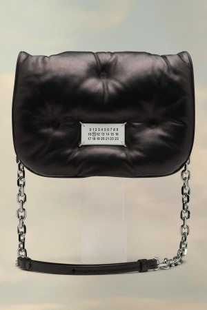 Maison Margiela Glam Slam Flap Small Black | USA_MM53419
