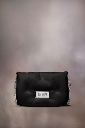 Maison Margiela Glam Slam Flap Small Black | USA_MM40046