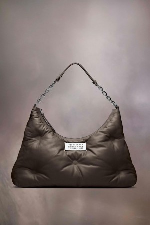 Maison Margiela Glam Slam Hobo Medium Grey | USA_MM83111