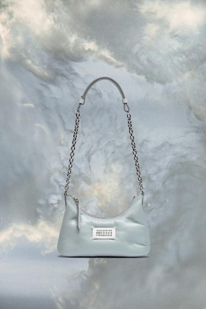 Maison Margiela Glam Slam Hobo Micro Light Blue | USA_MM77263