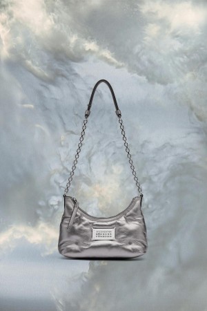 Maison Margiela Glam Slam Hobo Micro Silver | USA_MM50119