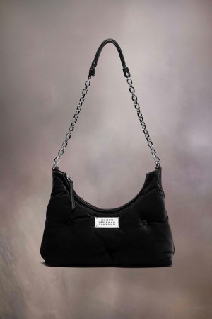 Maison Margiela Glam Slam Hobo Small Black | USA_MM13524