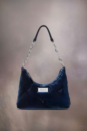 Maison Margiela Glam Slam Hobo Small Blue | USA_MM76459