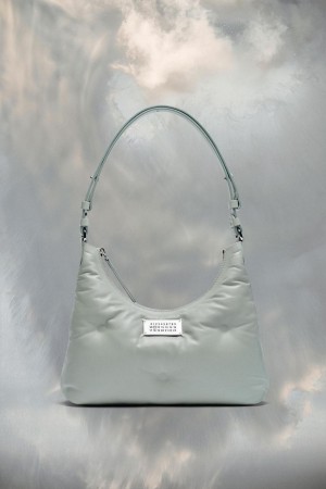 Maison Margiela Glam Slam Hobo Small Light Blue | USA_MM46081