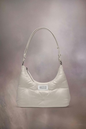 Maison Margiela Glam Slam Hobo Small White | USA_MM13799