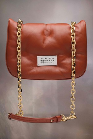 Maison Margiela Glam Slam Recicla Flap Small Orange | USA_MM93340