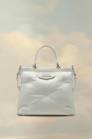 Maison Margiela Glam Slam Shopping Small White | USA_MM78297