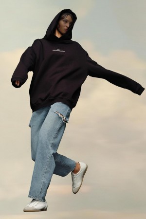 Maison Margiela Hooded Sweatshirt Black | USA_MM30150